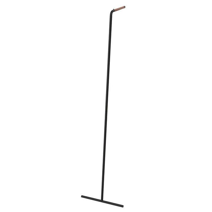 YAMAZAKI home Leaning Slim Kleiderbügel – Hängeregal Organizer für Wand schwarz, One Size, 7551, Sch