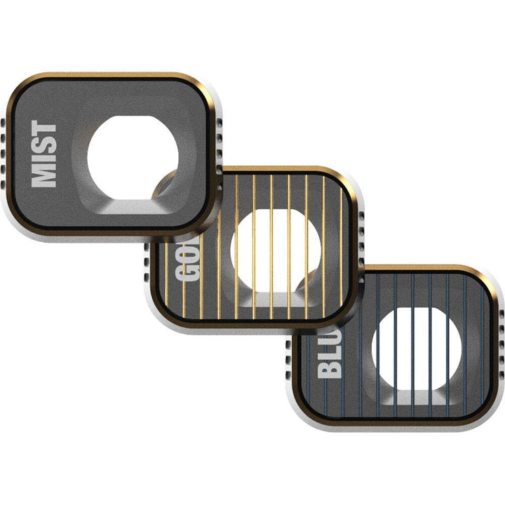 PolarPro - DJI Mini 3 Pro - Mist + GoldM + BlueM (3er-Pack) - Ultraleichtes Aluminium - Präzise kons