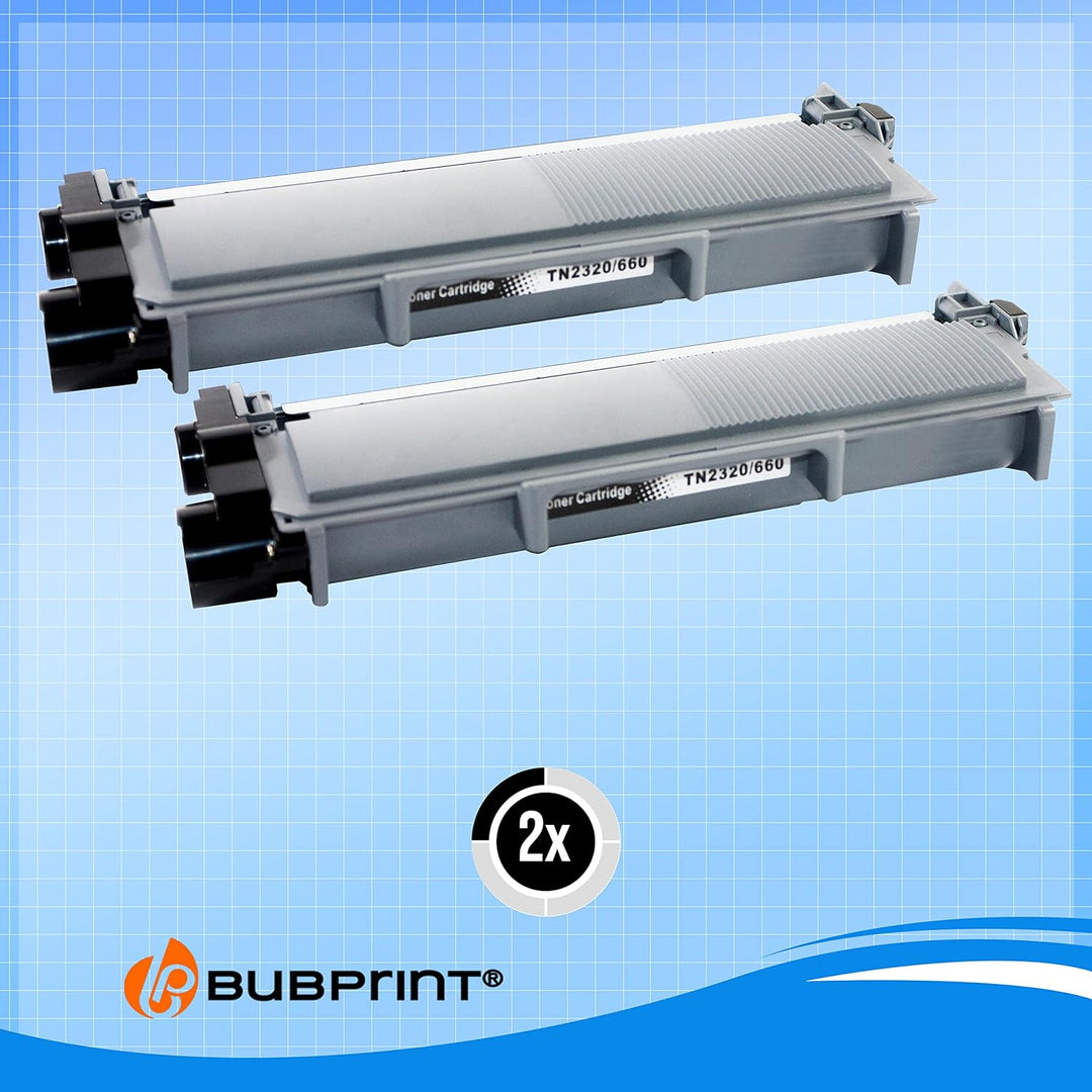 2320 2 Toner kompatibel als Ersatz für Brother TN-2320 TN2320 für MFC-L2700DW MFC-L2700DN HL-L2340DW