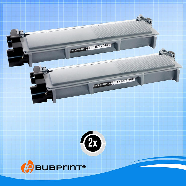 2320 2 Toner kompatibel als Ersatz für Brother TN-2320 TN2320 für MFC-L2700DW MFC-L2700DN HL-L2340DW