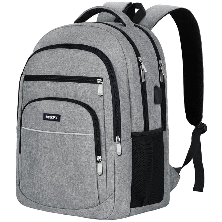 Gross Rucksack Herren, Laptop Rucksack Wasserdicht 17,3 Zoll Schulrucksack Laptoptasche mit USB Lade