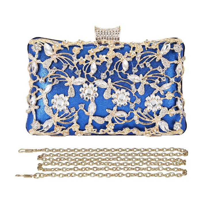CORIOS Clutch Damen Strass Luxus Abendtasche Kristall Glitter Handtasche Glänzend Umhängetasche Eleg