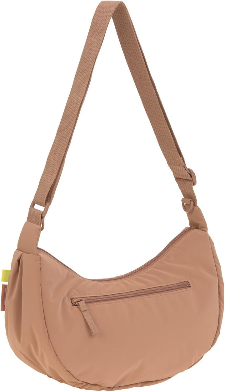 LÄSSIG Wickeltasche Umhängetasche inkl. Kinderwagenbefestigung/Stretch Up Bum Bag Braun, Braun