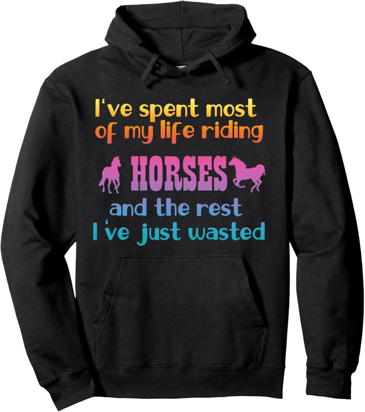 Pferd Shirt - Pferde Geschenke für Mädchen - Reiten Pullover Hoodie