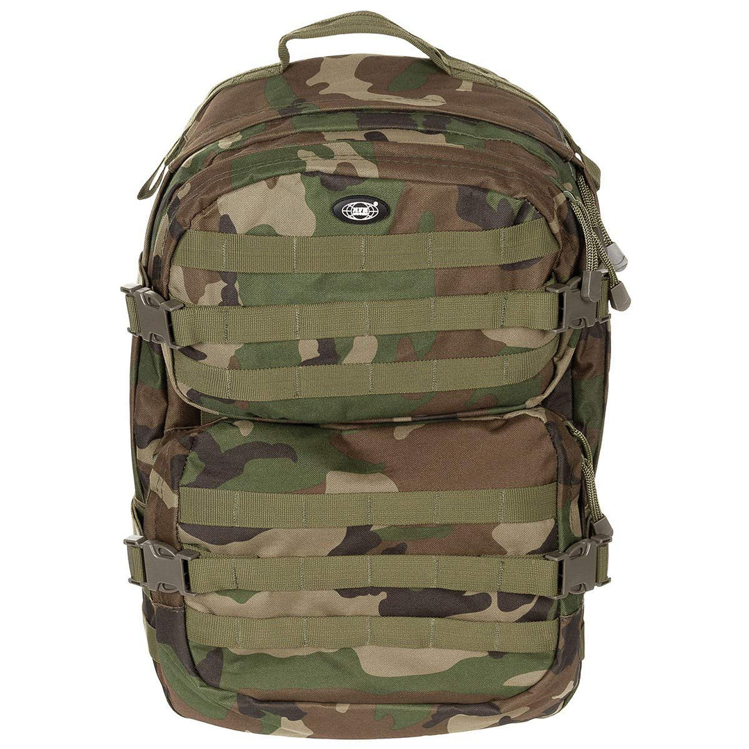 MFH US Rucksack Assault II (Woodland), Woodland