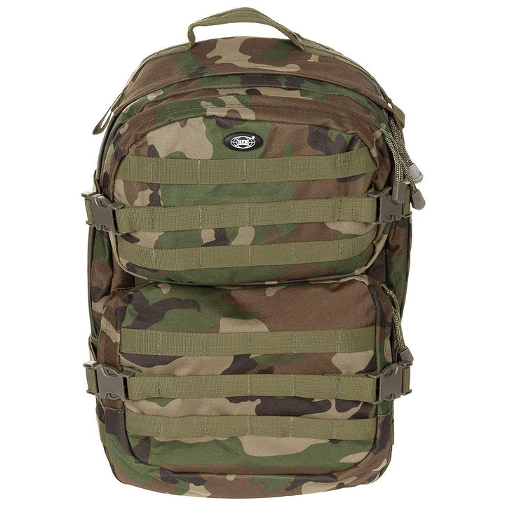 MFH US Rucksack Assault II (Woodland), Woodland