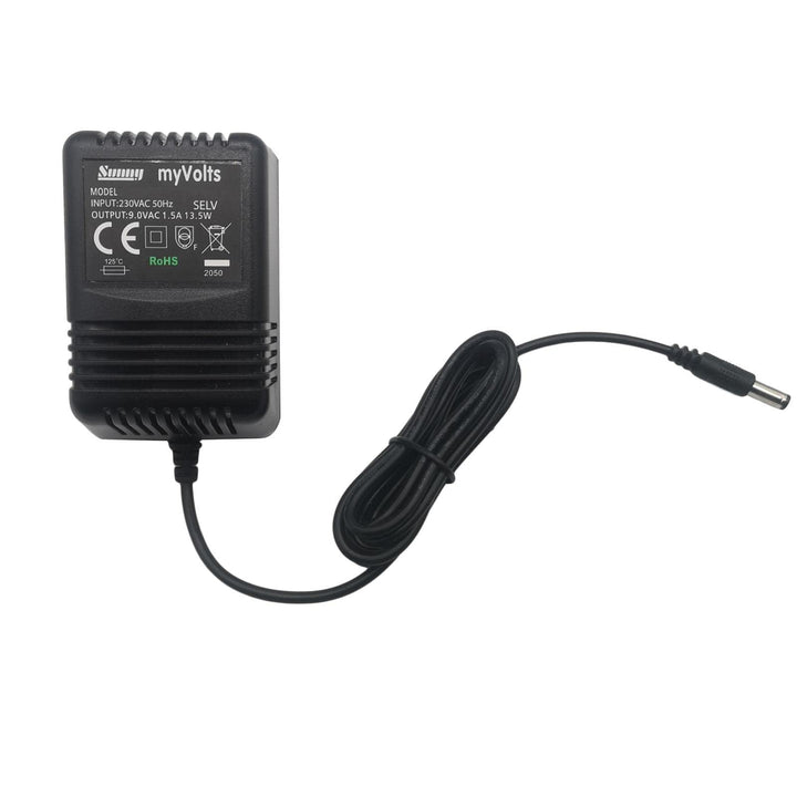 MyVolts 9V EU-Netzteil kompatibel mit Line 6 Bass Floor POD Multieffekt-Gerät Standard, Standard