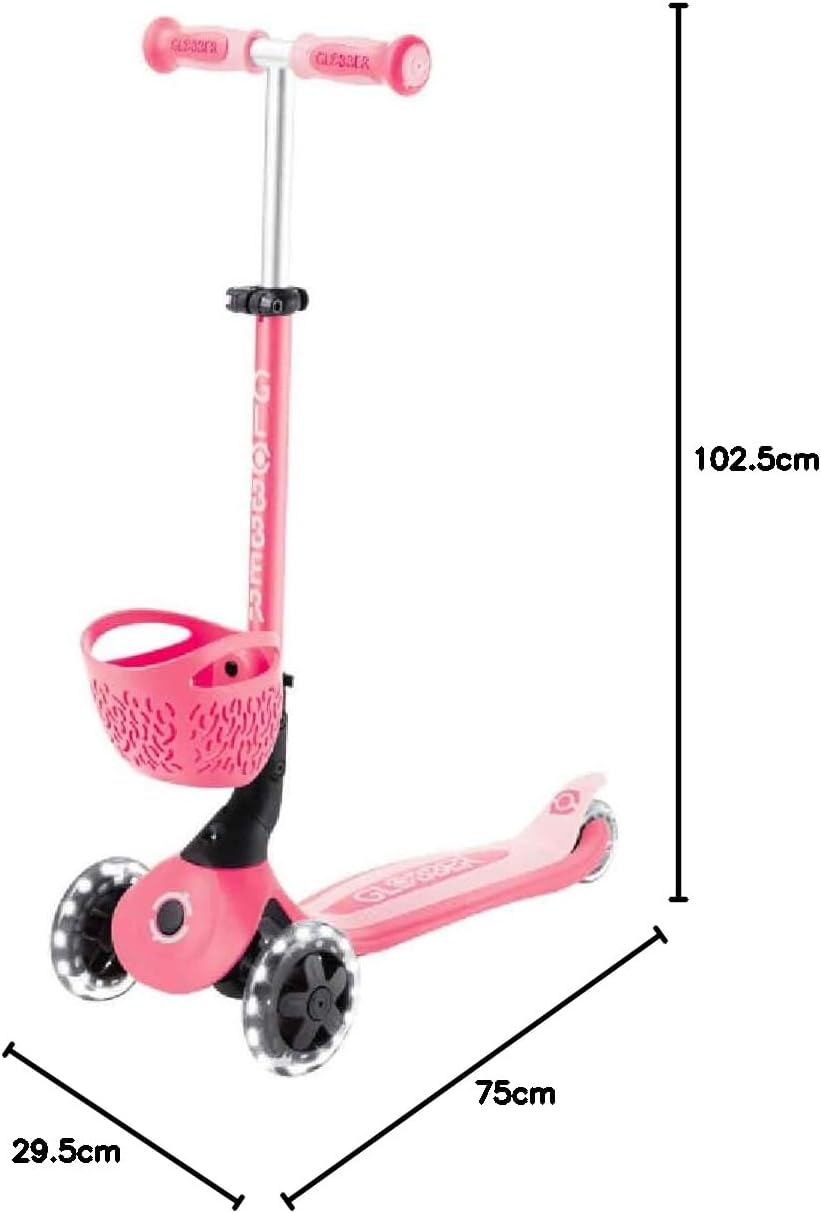 GLOBBER GO-UP Baby Lights 360° – Tretroller, Dreirad und Laufrad für Kinder – höhenverstellbares Kin