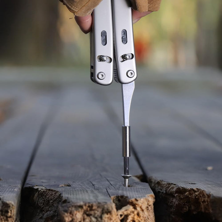 Roxon FT09 Build Your Own Multitool Accessory für Flex(3-tlg. Set inkl. Seilschneider & Feile + Line