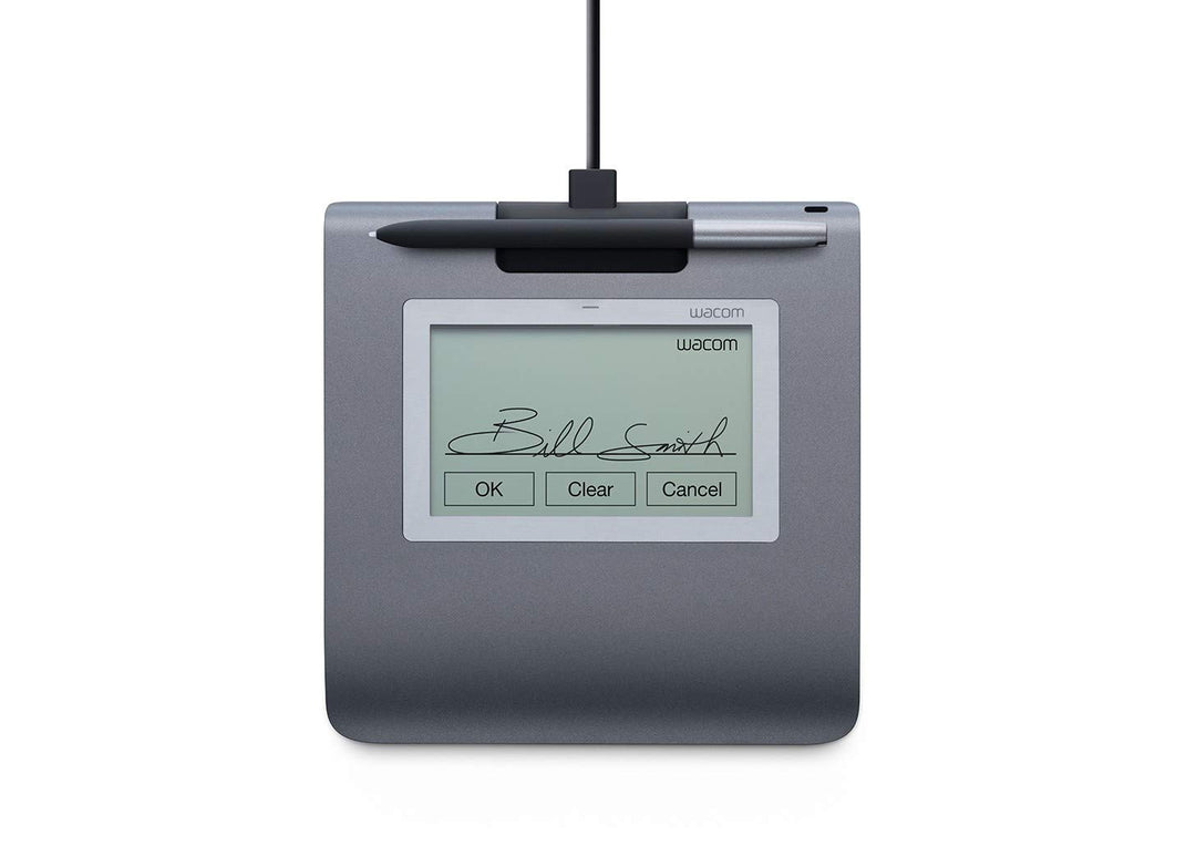 Wacom STU-430-SP-SET Signature Set (inkl. Pad/-Stift/Sign Pro PDF Software) grau