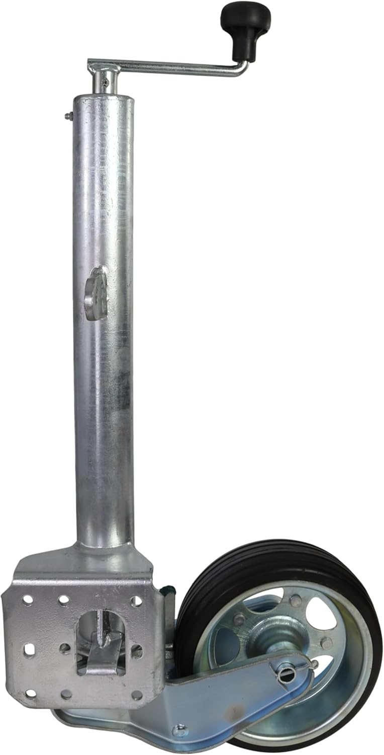 Automatik Stützrad Schwerlast 500kg Ø60mm extra Lang PKW Anhänger Spornrad 232x80mm Wohnanhänger Car