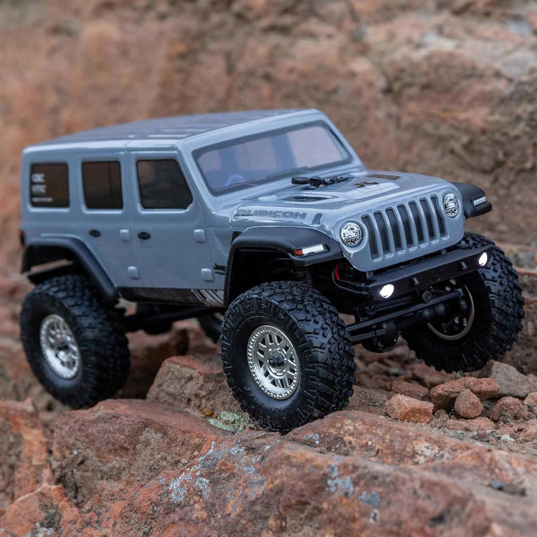 Axial RC Crawler SCX24 Jeep Wrangler 1/24 Scale 4WD RTR Grau