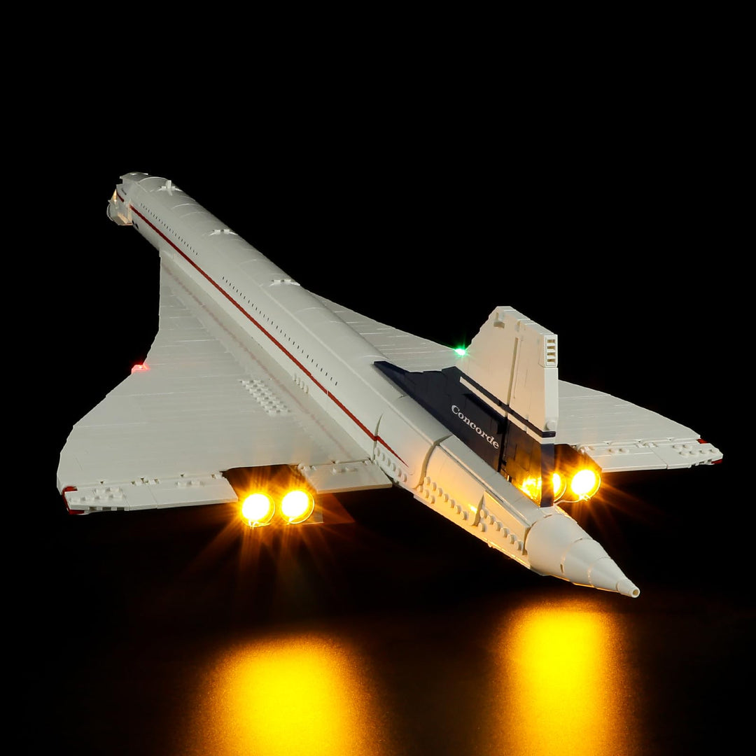 LIGHTAILING LED Licht für LEGO 10318 Concorde | LED-Beleuchtungsset, einfache Installation, versteck