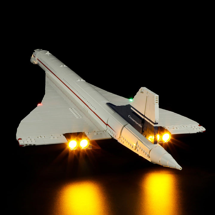 LIGHTAILING LED Licht für LEGO 10318 Concorde | LED-Beleuchtungsset, einfache Installation, versteck