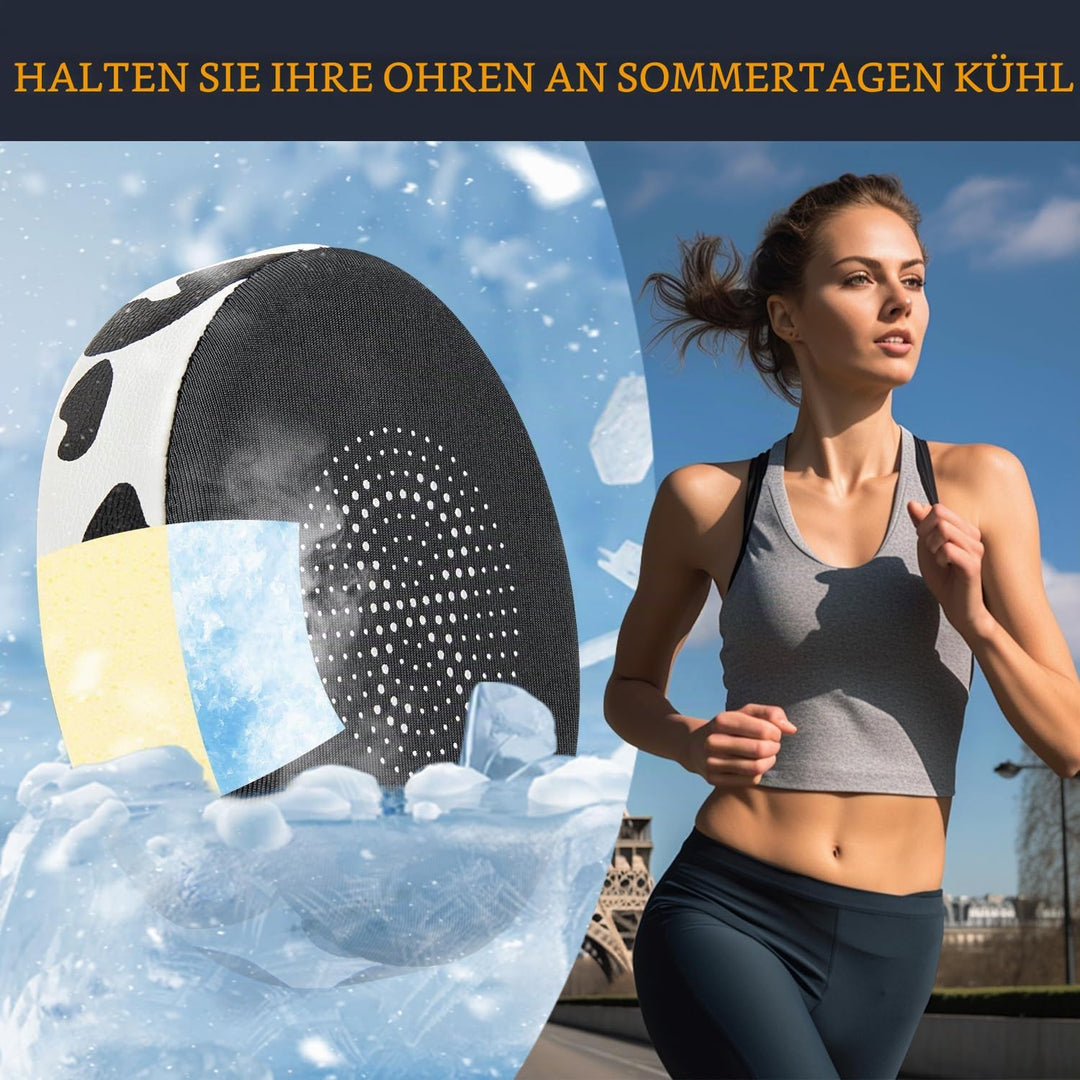 SOULWIT Kühlgel Ersatzpolster Ersatz Ohrpolster für Jabra Evolve2 65 (Evolve 2 65MS 65UC MS UC)/Evol