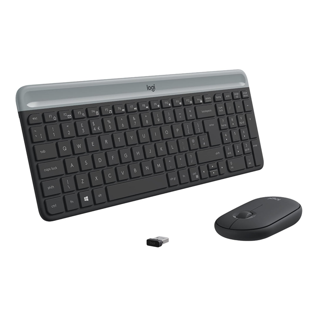 LOGITECH - EINGANGABEGERÄTE Slim WRLS Tastatur Maus Combo MK470 - Graphit - CH - ZENTRAL