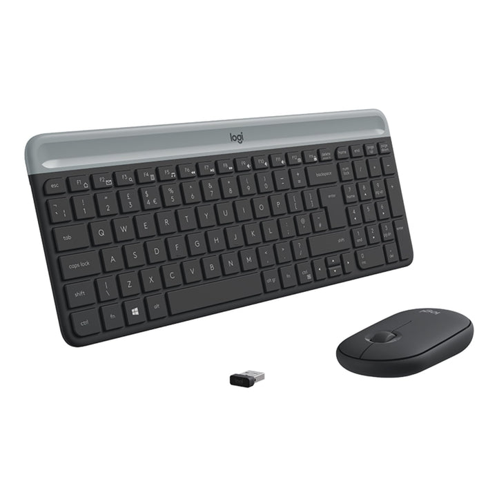 LOGITECH - EINGANGABEGERÄTE Slim WRLS Tastatur Maus Combo MK470 - Graphit - CH - ZENTRAL