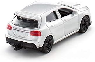 siku 1503, Mercedes-Benz GLA 45 AMG, Metall/Kunststoff, Silber, Spielzeugauto für Kinder, Öffenbare