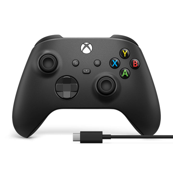 Xbox Wireless Controller für PC + USB C Kabel Black + Câble USB-C 2025 Verpackung, Black + Câbl