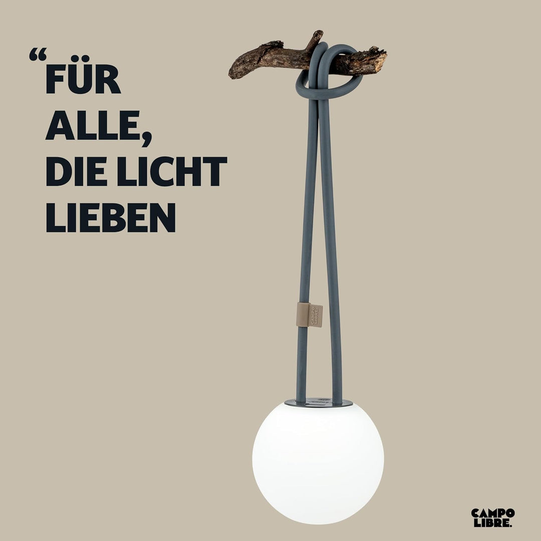 Campo Libre.® LENI I Campinglampe I flexible Outdoorlampe zum Aufhängen, Hinstellen und Montieren I