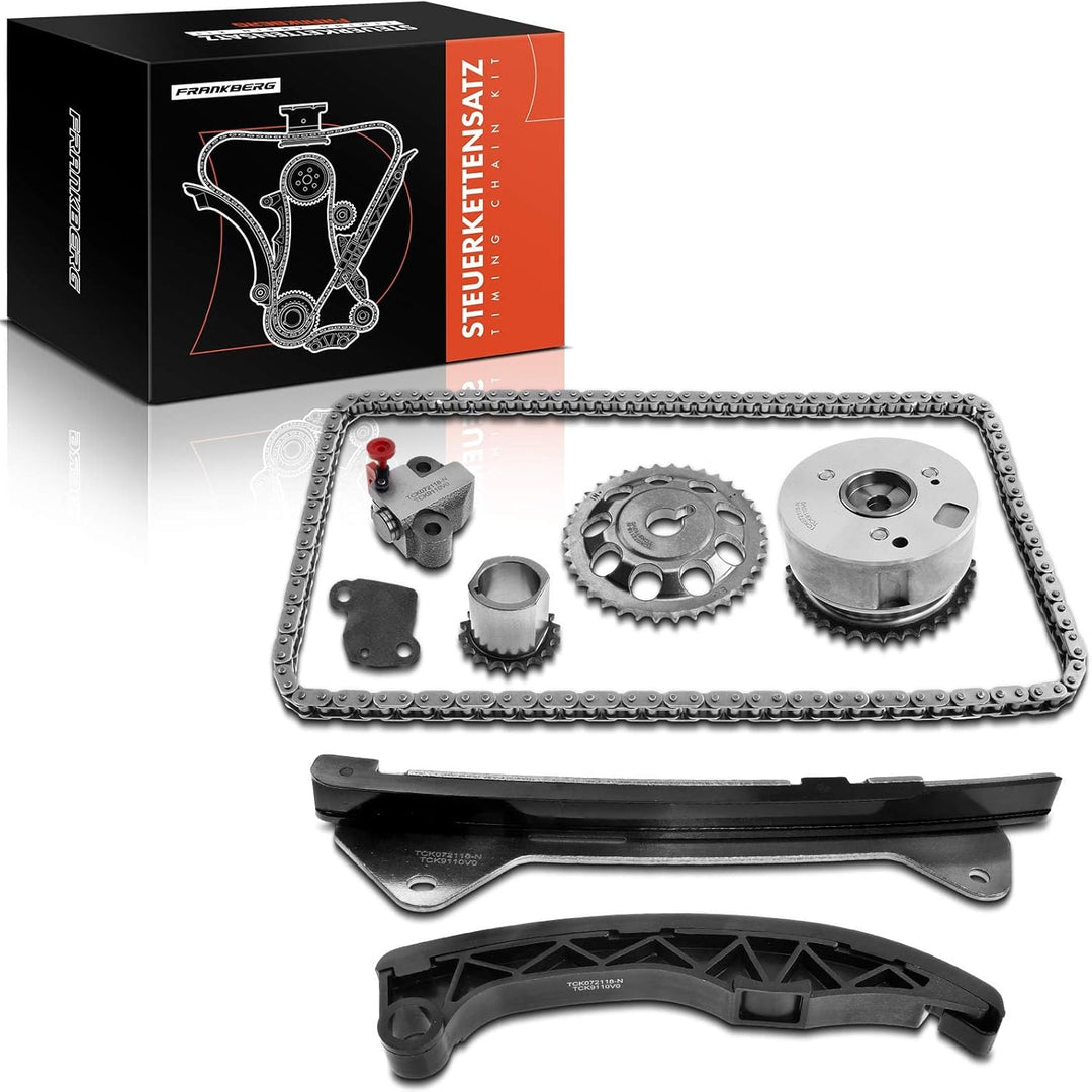 Frankberg Steuerkettensatz Kompatibel mit Cuore VII S-i-r-i-o-n 107 C1 Justy IV Aygo IQ Yaris 1.0L B