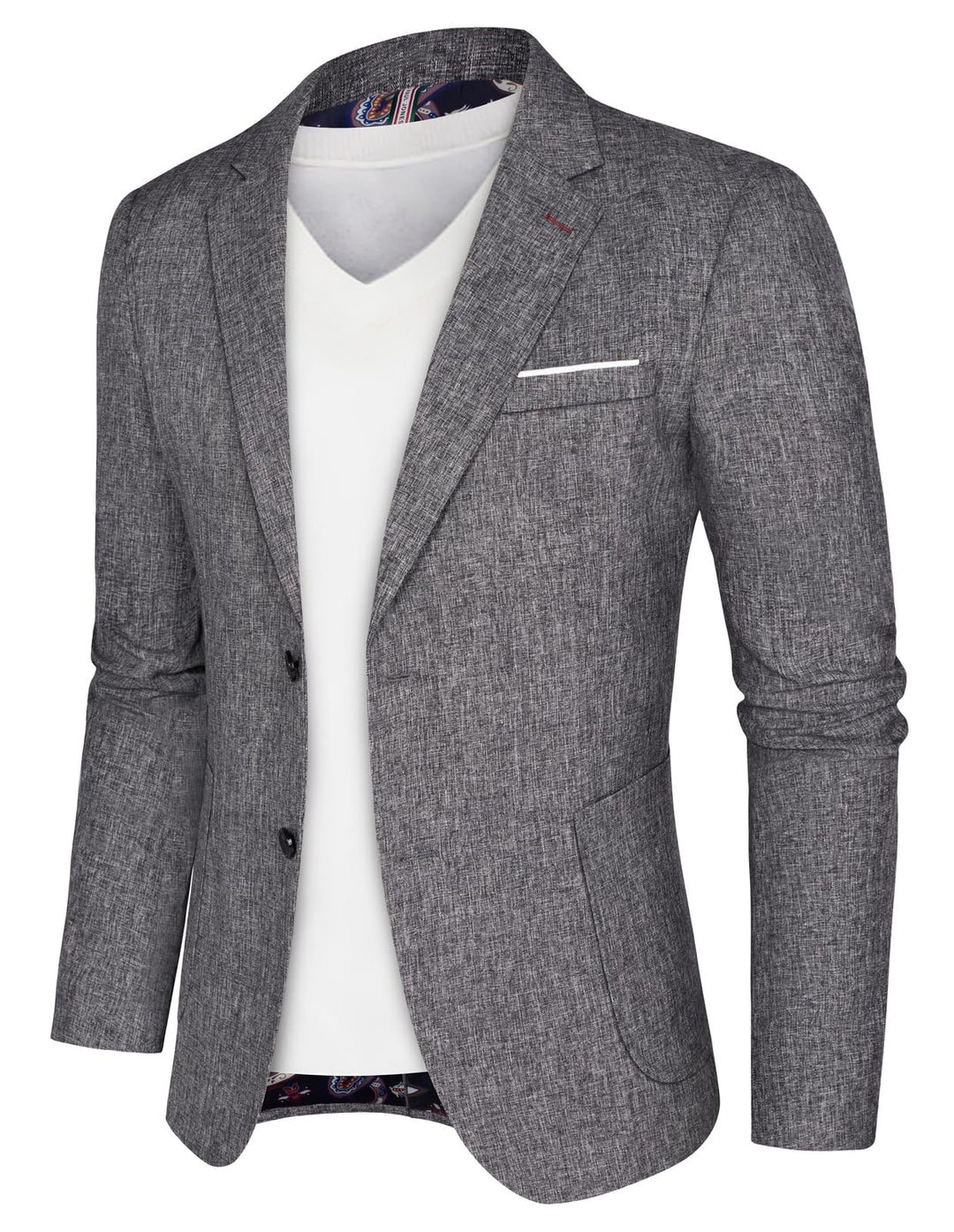 PJ PAUL JONES Herren Sakko Sportlich Regular Fit Business Anzugjacke Modern Freizeit Blazer mit 2 Kn
