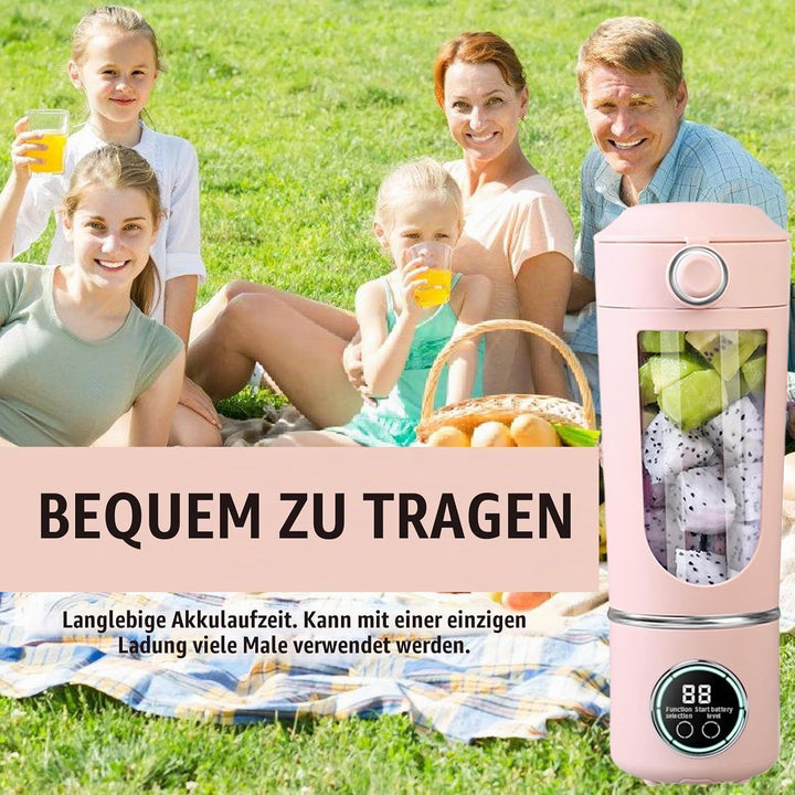 Tragbarer Mixer, 700 ml Maker to Go Mini-Standmixer mit 12-Klingen Edelstahl, Portable Blender USB A