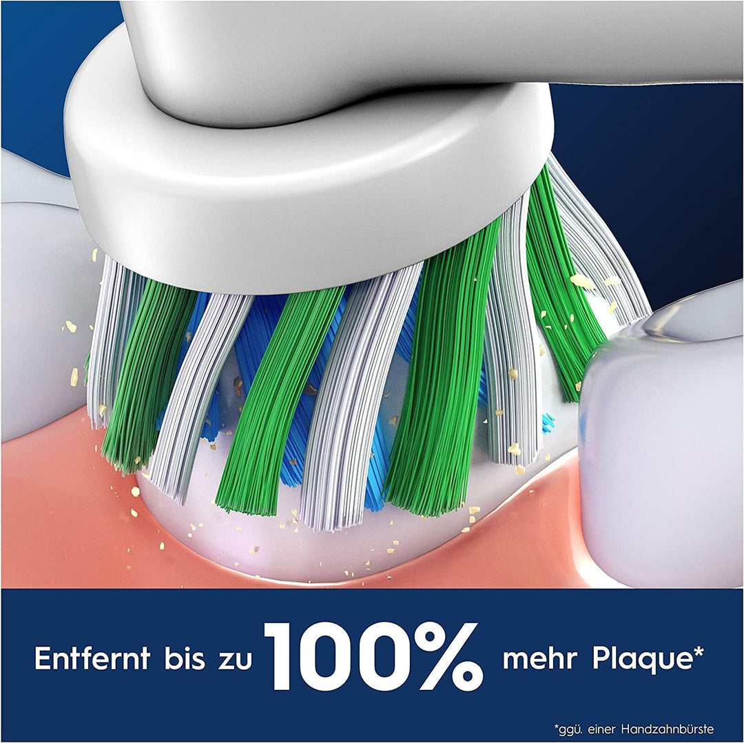 Oral-B Pro CrossAction Aufsteckbürsten für elektrische Zahnbürste, 12 Stück, überlegene Zahnreinigun