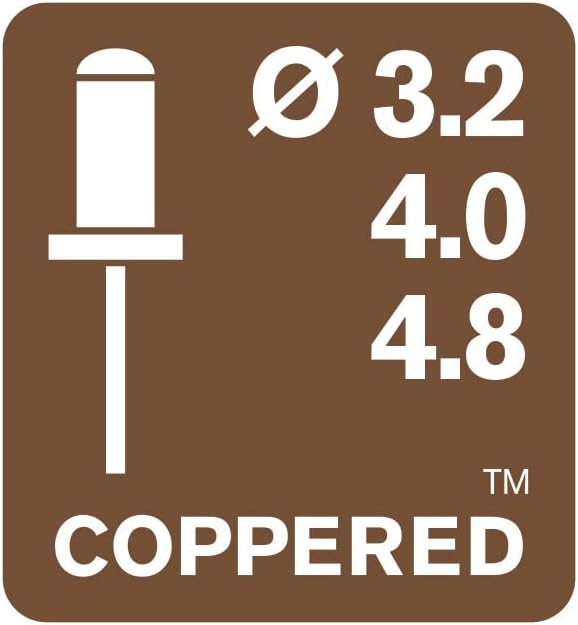 Rapid Blindnietzange RP40 Multi, Nietzange mit Universal mundstück und integriertem Messsystem, für