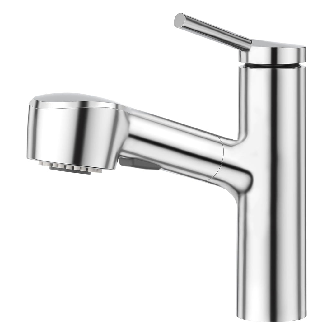 CREA Küchenarmatur Ausziehbar,Wasserhahn Küche mit 2 Strahlarten Geschirrbrause Spültischarmatur mit