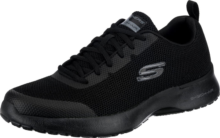 Skechers Herren Skech-air Dynamight Winly Sneaker 39.5 EU Black Knit Synthetic Black Trim, 39.5 EU B