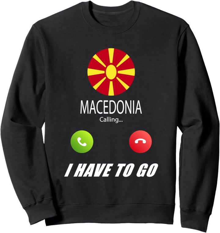 Mazedonien-Flagge, Souvenir Mazedonien ruft Sweatshirt