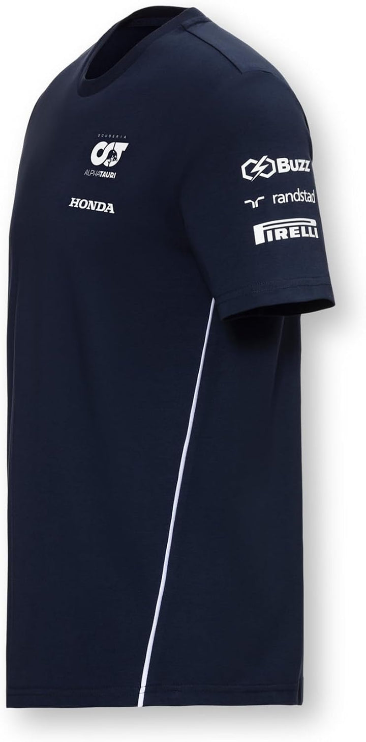 Scuderia AlphaTauri Official Teamline T-Shirt, Herren - Original Merchandise S Blau, S Blau