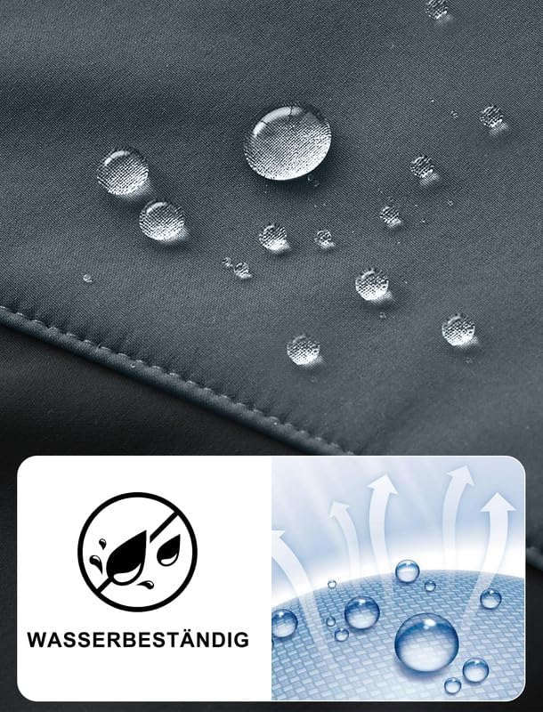 Zzkouine Kinder Softshellhose Schneehose Thermohose Hosen Jungen Mädchen Winterhose Outdoorhose Wand