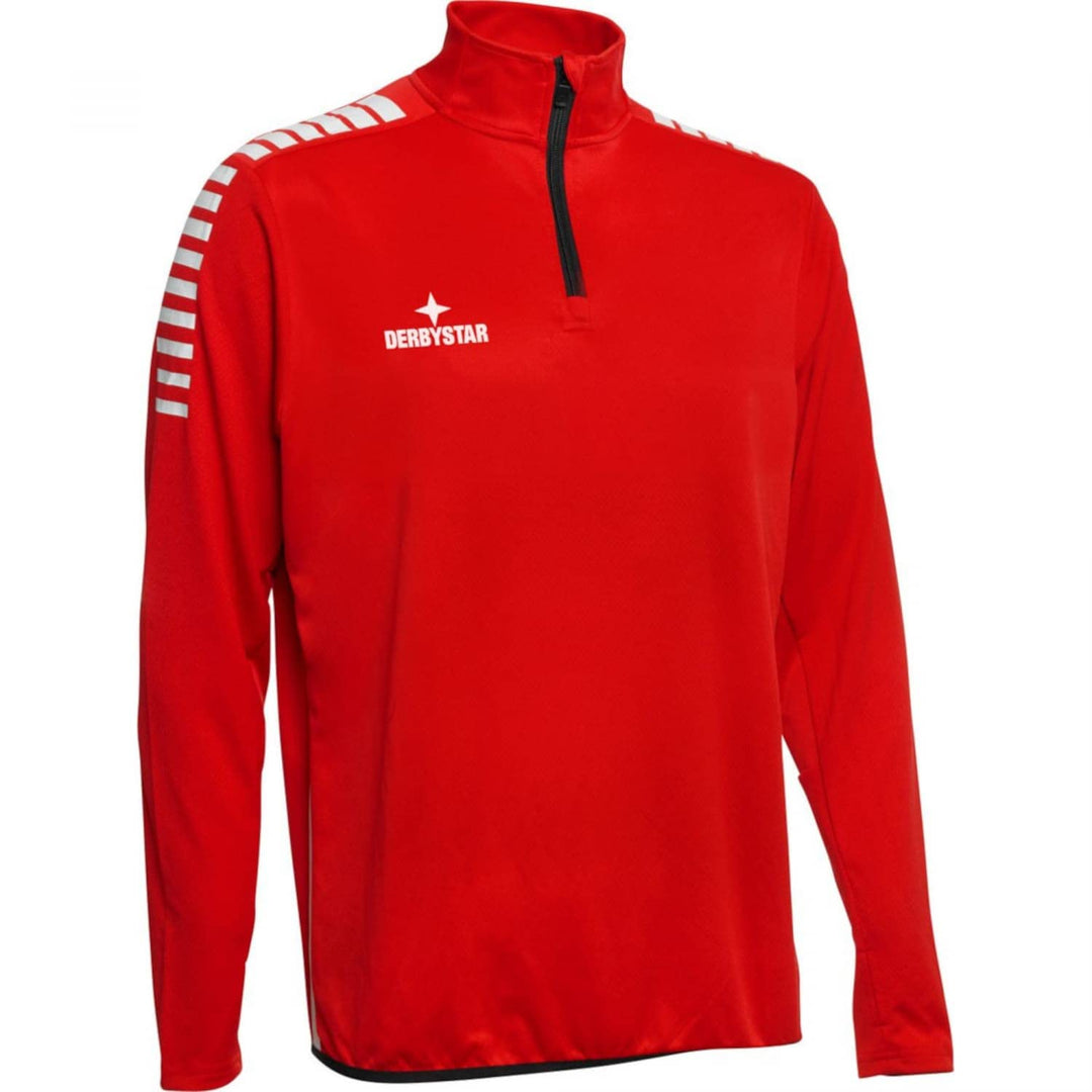 Derbystar Herren Primo Sweatshirt 3XL Rot Weiss, 3XL Rot Weiss