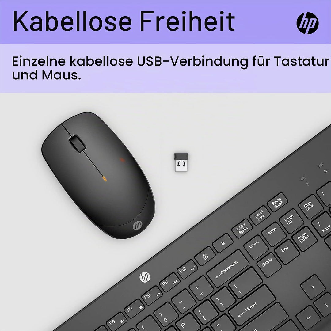 HP 230 Tastatur- und Maus-Set für Omen 25L von HP, HP 14, 15, 17, Chromebook 14, Chromebook x360, Pa
