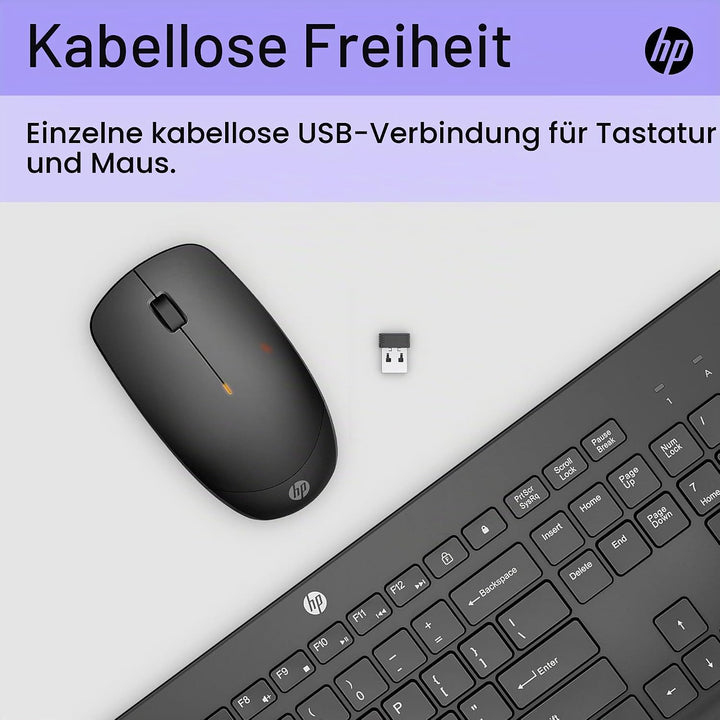 HP 230 Tastatur- und Maus-Set für Omen 25L von HP, HP 14, 15, 17, Chromebook 14, Chromebook x360, Pa