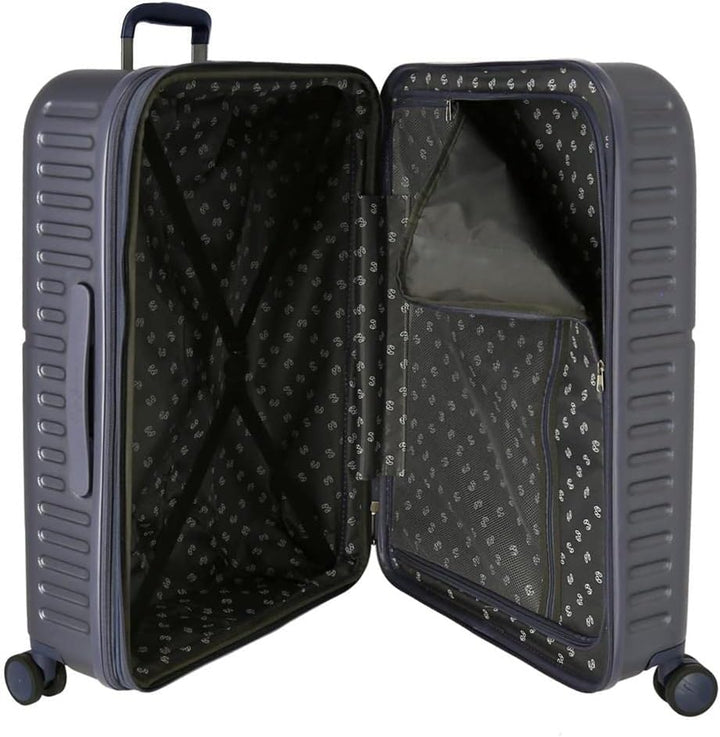 Pepe Jeans Kay Mittelgrosser Koffer Blau 48x70x28 cm Starres ABS Integrierter TSA-Verschluss 79L 3,2