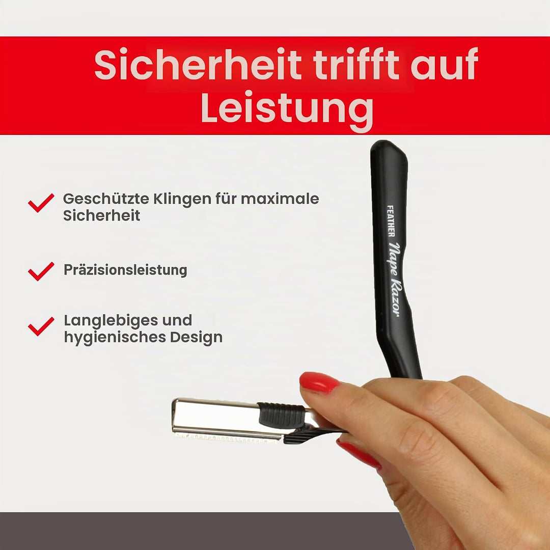 Feather FEATHER Nape Razor grau/schwarz, 1er Pack(1 x 31 g)