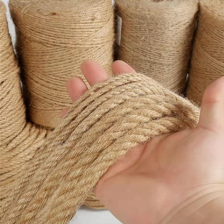 Juteschnur. Dekokordel. Jutekordel. Schnur aus Jute. Jute Schnur für DIY Kunstgewerbe Gartenschnur D