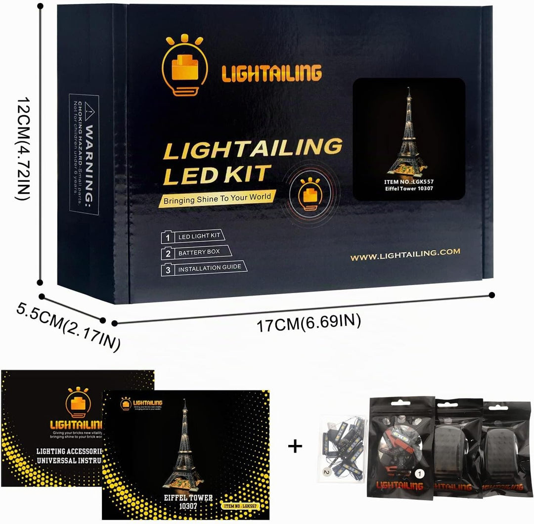 LIGHTAILING Licht-Set Für Lego- 10307 Eiffelturm - Led-Beleuchtungsset Kompatibel Mit Lego Bausteine