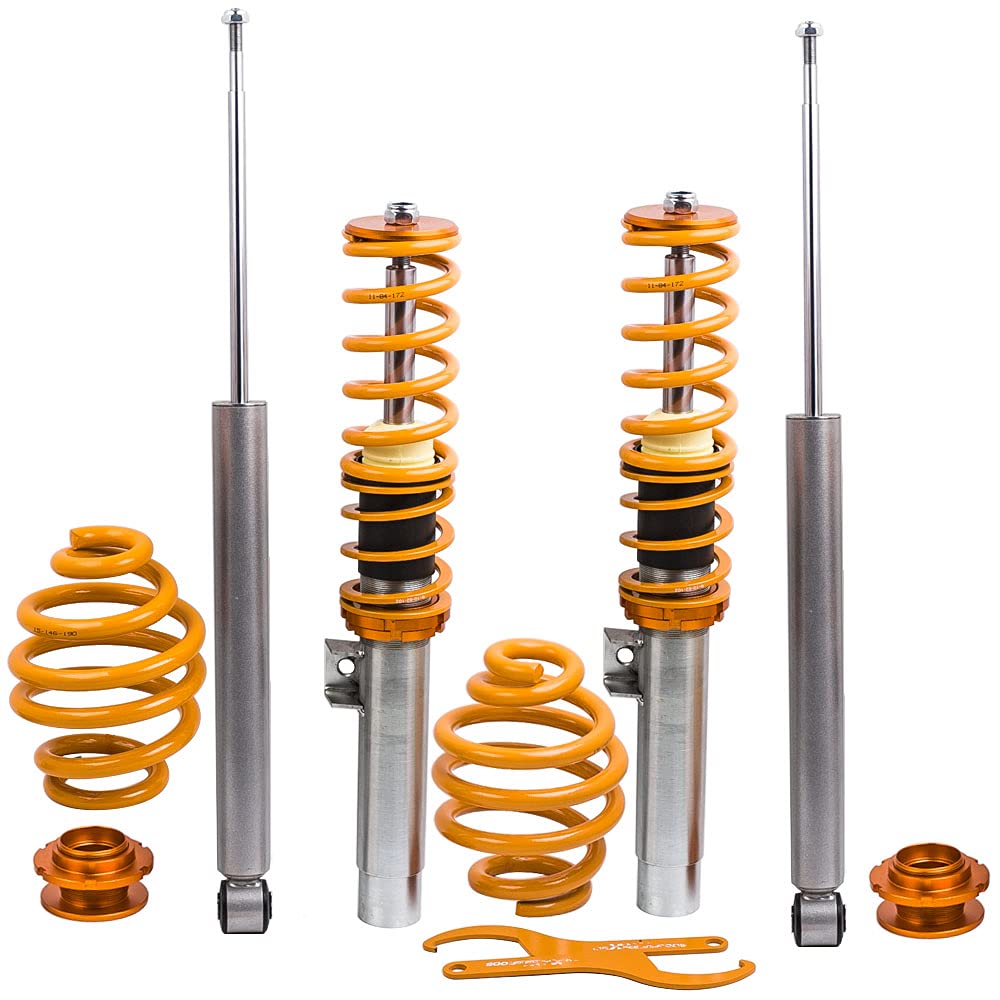 maXpeedingrods Gewindefahrwerk für 3er E46 Limo Touring Coupe Cabrio Compact Fahrwerk