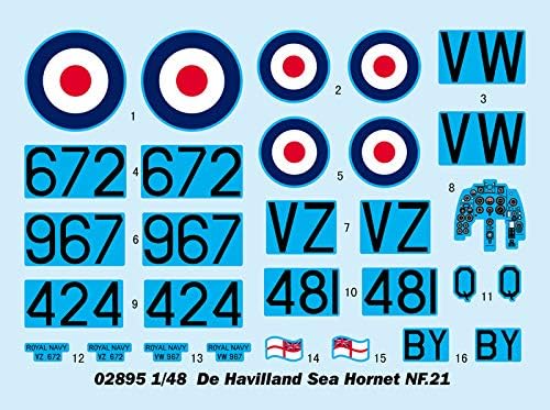 Trumpeter 02895 - Modellbausatz De Havilland Sea Hornet Nf.21