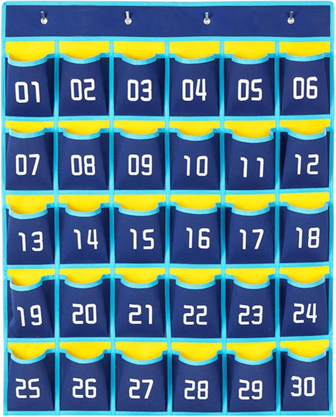 Nummerierte Aufbewahrungstasche für Klassenzimmer, 30 Nummerierte Taschen, Mobile Phone Storage Bag,