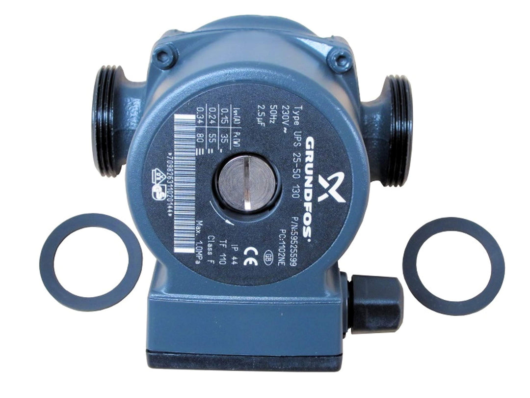 Buderus Sieger Pumpe UPS 25-50 130mm MK3, Anschluss: G1 1/2 Aussen, 11 SBG, Herst.-Nr. 7098263 / 709