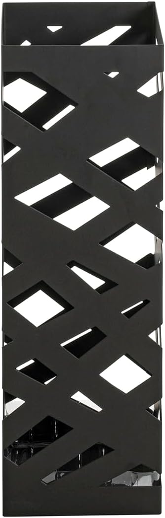 HAKU Möbel Schirmständer, Metall, schwarz, B 16 x T 16 x H 48 cm, Schwarz