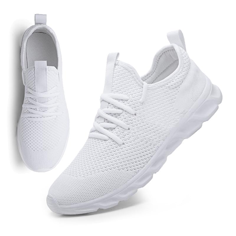 MGNLRTI Herren Sneaker Walkingschuhe Atmungsaktiv Strassenlaufschuhe Leicht Freizeit Sportschuhe für