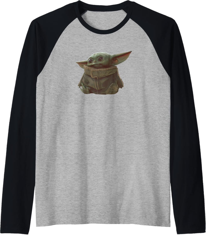 Star Wars The Mandalorian The Child Portrait Raglan