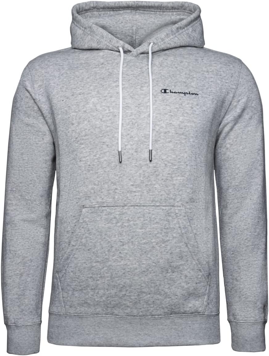 Champion Herren American Classics Small Script Logo Kapuzenpullover M Grau, M Grau