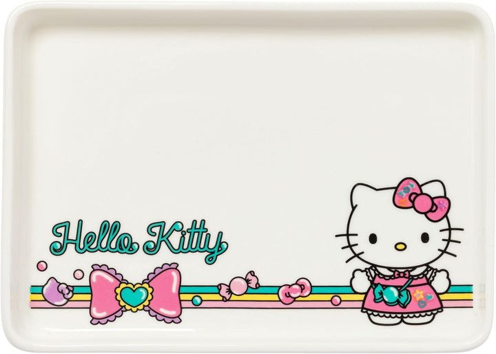 Silver Buffalo Sanrio Hello Kitty Keramik-Sushi-Set, 3-teilig Sanrio Hello Kitty Treats, Sanrio Hell